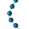 Royal Blue 7.5 Mm Bead Necklaces